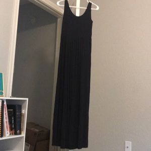 Black maxi dress
